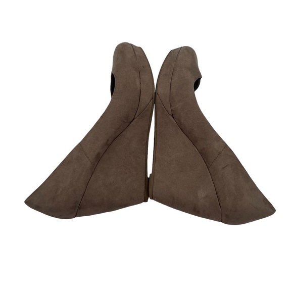 apt. 9 Taupe Kensington Platform Wedge Heels Size 9 Women's - Picture 6 of 9